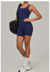 SPARK Quick-dry One-piece Workout Bodysuit with Adjustable Straps TF1410