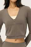 SPARK Women’s Cropped V-Neck Workout Jacket DS126067