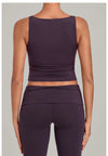 SPARK Women’s Square Neck Yoga Tank Tops TF6012
