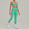 SPARK Ruched Sports Bra & High-Waisted Workout Set TF9291