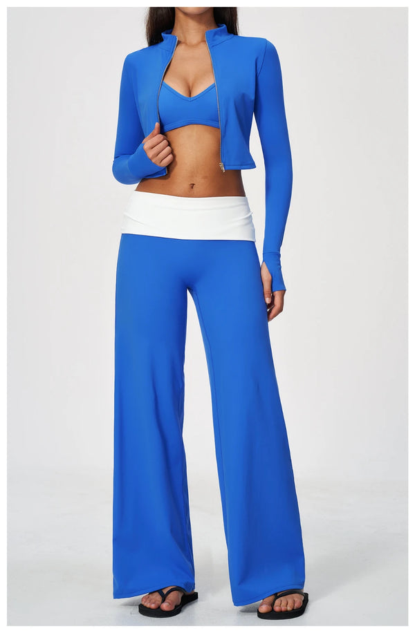 SPARK Women’s Cropped Style Yoga Fitness Jacket ZC9666