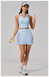 SPARK Summer Pilates Yoga Tennis Skirt Set for Women ZC9586