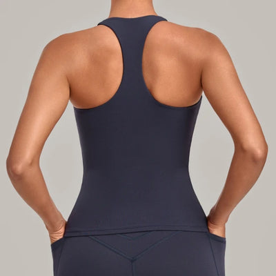 SPARK Women's Bare-feel Racerback Yoga Tank Top QS6751