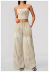 SPARK Women's Striped Loose-fit Yoga Sweatpants ZC4556