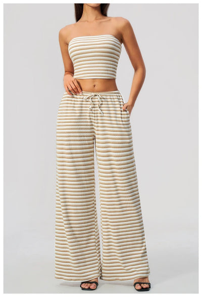 SPARK Women's New Striped Yoga Fitness Tube Top ZC4556