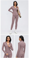 SPARK Women's Slim-Fit Zip-Up Yoga Jacket DQ26110