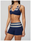 SPARK New Color-blocked Polka Dot Yoga Bra ZC4549