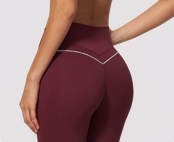 SPARK Color-block Brushed Tummy Control Yoga Leggings ZC9615