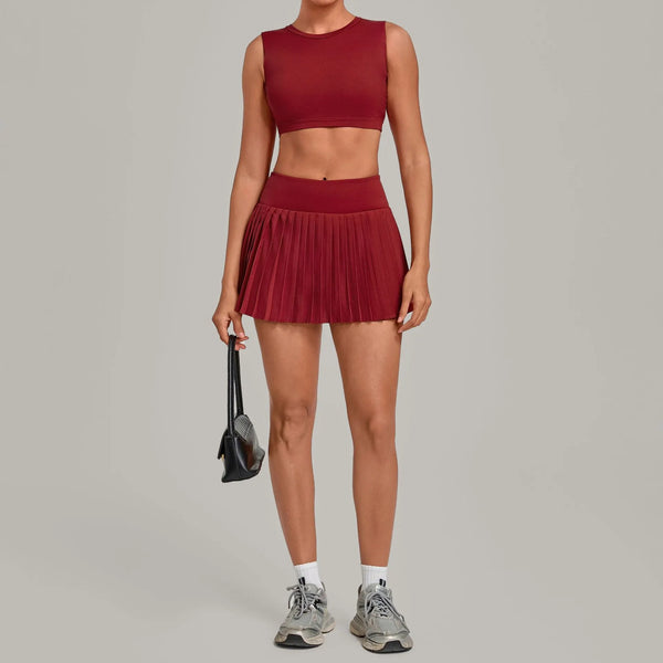 SPARK New High-Waisted Breathable Anti-Exposure Tennis Skirt TF8181