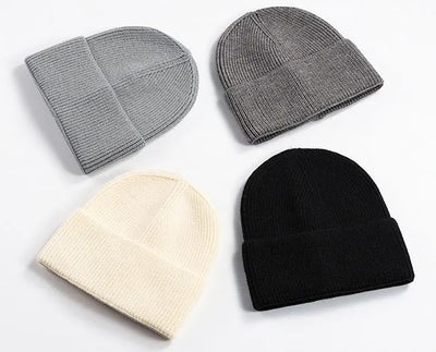 SPARK Unisex Thick Knit Beanie | Warm Winter Cuffed Hat with Ear Coverage