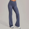 SPARK Women's High Waist Crossover Flare Yoga Pants QS9089