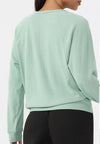 SPARK Women's Waffle Solid Color Sweatshirts YEL52569