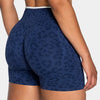 SPARK Seamless Leopard-print Yoga Fitness Shorts RXW3006-2