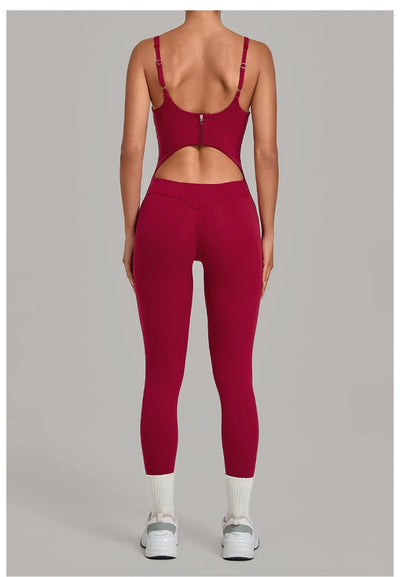 SPARK New Style Back Zipper Yoga Bodysuit TF7602