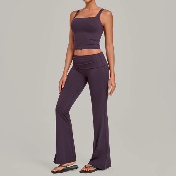 SPARK Women’s Square Neck Yoga Tank Tops TF6012