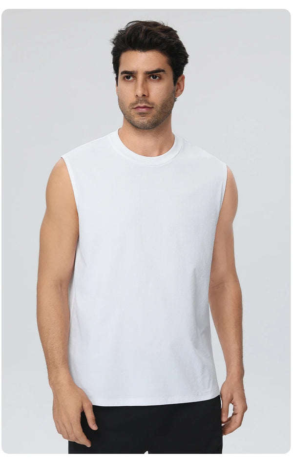 SPARK Men's Loose Fit Muscle Sports Tank Top YEL61145