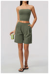 SPARK Fashion Women's Loose-fitting Quick-dry Yoga Shorts ZC8793