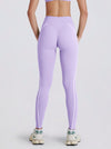 SPARK Contrast Color Twist High Waist Yoga Leggings QY6552