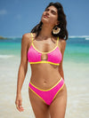 SPARK Cutout Swimsuit Textured Bikini Set GM25004