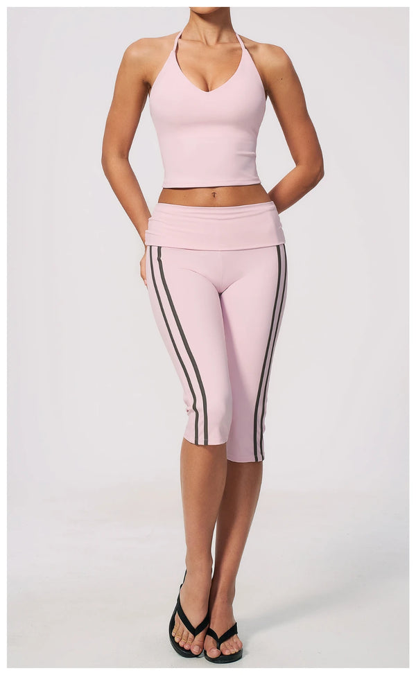 SPARK Women's Halter-Neck I-shaped Back Yoga Fitness Tank Top ZC3588