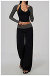 SPARK New Long-Sleeve Crop Athletic Yoga Shrug ZC9639