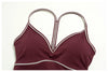 SPARK Women's Color-Block V-neck Halter Yoga Tank Top ZC9615