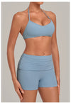 SPARK Women's Halter Neck Sports Bra with Built-In Pads TF8402