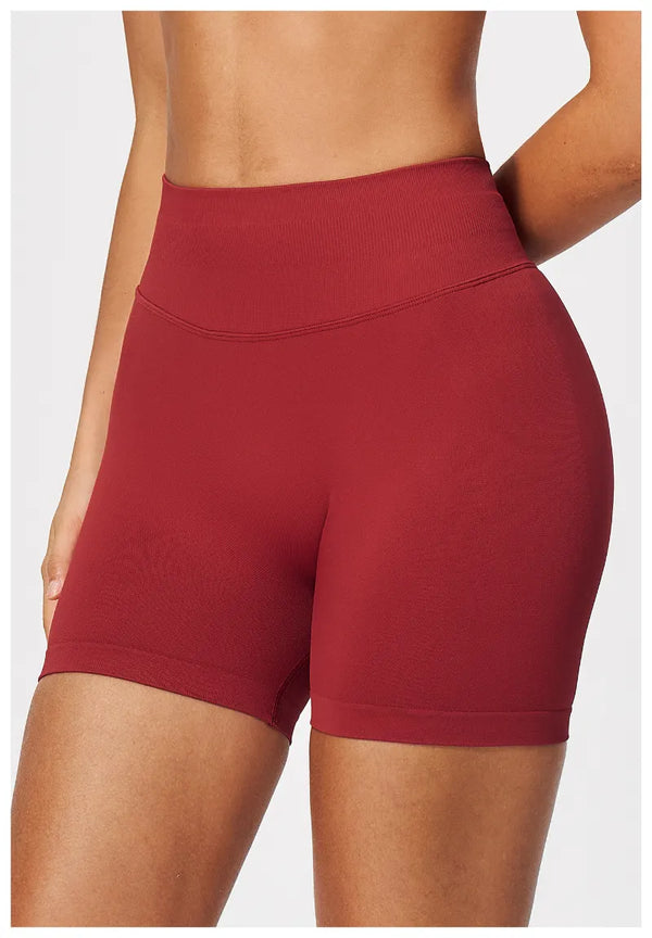 SPARK Women's Seamless High-Waisted Butt-Lifting Yoga Shorts ZC5112
