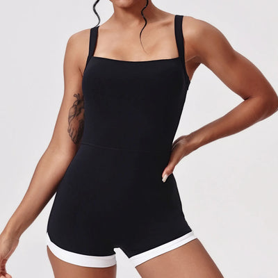 SPARK Simple Style Yoga Sports Running Fitness Jumpsuit CY4094