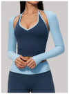 SPARK New Long-Sleeve Crop Athletic Yoga Shrug ZC9639