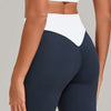 SPARK Women's Color-block Premium Activewear Yoga 2 Piece Set TF6211