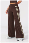 SPARK Women's Contrast Color Wide Leg Yoga Pants ZC3588