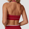 SPARK Color-block Quick-drying Halter Neck Yoga Bra For Women HQ554