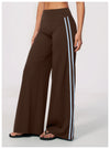 SPARK Women's Contrast Color Wide Leg Yoga Pants ZC3588