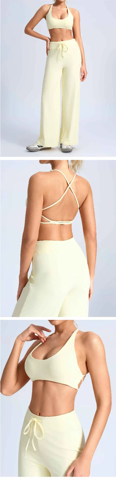 SPARK Women’s Cross-Back Yoga Top with Built-in Bra CY3535