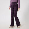 SPARK Leopard Fleece Flared Pants FX3051