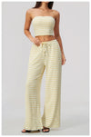 SPARK Women's Striped Loose-fit Yoga Sweatpants ZC4556