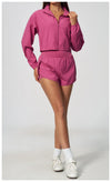 SPARK Women's Yoga Windbreaker Sun-Protective Stand-Collar Jacket ZC2136