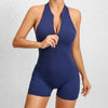 SPARK New Style Zipper Yoga Woman Jumpsuit TFQ22