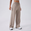 SPARK High Waist Yoga Straight Leg Pants with Drawstring CY3346