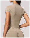 SPARK Seamless Short Sleeve Yoga Athletic Top ZC4535