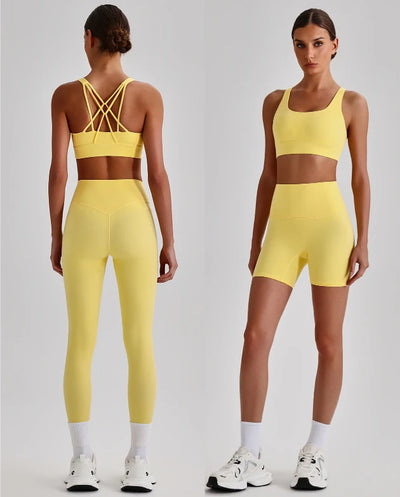 SPARK Women’s Crisscross Back Breathable Yoga Bra LQ4135