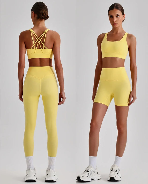 SPARK Women’s Crisscross Back Breathable Yoga Bra LQ4135