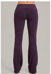 SPARK Women’s Fold-Over Waist Butt-Lifting Yoga Flare Pants TF2257
