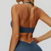 SPARK Deep V Shaped Halter Neck Yoga Bra ZC9308