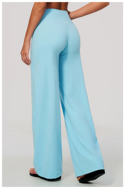 SPARK Women's High-Waisted Wide-Leg Yoga Pants ZC2585