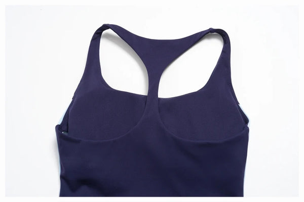 SPARK Color Block Yoga Quick Dry Tank Top ZC2567