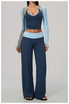 SPARK New Long-Sleeve Crop Athletic Yoga Shrug ZC9639
