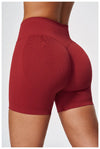 SPARK Women's Seamless High-Waisted Butt-Lifting Yoga Shorts ZC5112