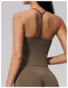 SPARK Seamless Halter Neck Y-Back Yoga Fitness Tank Top ZC3595